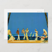  Frans reisbureau Cote D'Azur Feestdagenkaart (Voorkant / Achterkant)