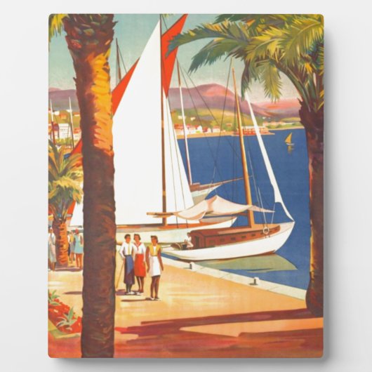  Frans reisbureau Cote D'Azur Fotoplaat (Voorkant)