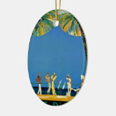  Frans reisbureau Cote D'Azur Keramisch Ornament (Links)