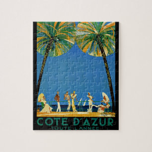  Frans reisbureau Cote D'Azur Legpuzzel