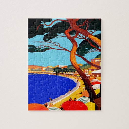  Frans reisbureau Cote D'Azur Legpuzzel (Verticaal)