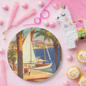 Frans reisbureau Cote D'Azur Papieren Bordje (Feest)