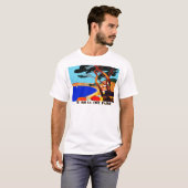  Frans reisbureau Cote D'Azur T-shirt (Voorkant volledig)
