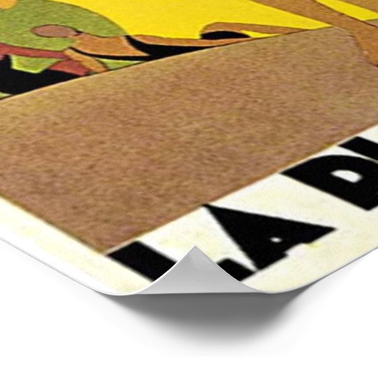  Frans reisbureau Poster (Hoek)