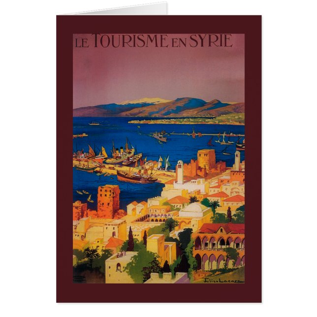 Frans reisposter, Toerisme in Syrië (Voorkant)