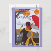  Frans reisvisum 1910 Briefkaart (Voorkant / Achterkant)