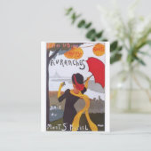 Frans reisvisum 1910 Briefkaart (Staand voorkant)