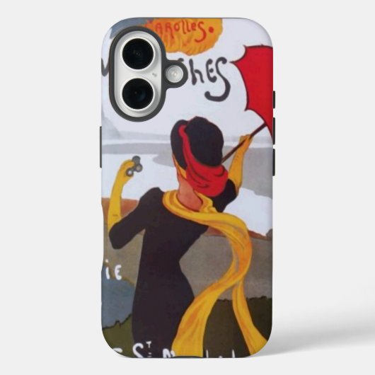 Frans reisvisum 1910 Case-Mate iPhone Case (Achterkant)