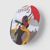 Frans reisvisum 1910 Ronde Klok (Hoek)