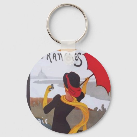  Frans reisvisum 1910 Sleutelhanger (Voorkant)