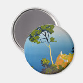 Frans reizen Balearen Magneet (Voorkant / Achterkant)