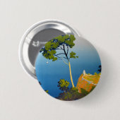  Frans reizen Balearen Ronde Button 5,7 Cm (Voorkant /achterkant)