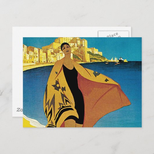 Frans Reizen Briefkaart (Voorkant / Achterkant)