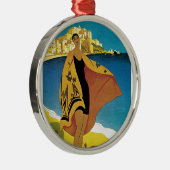 Frans Reizen Metalen Ornament (Rechts)