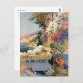  Frans Riviera adverteren Poster Briefkaart (Voorkant / Achterkant)