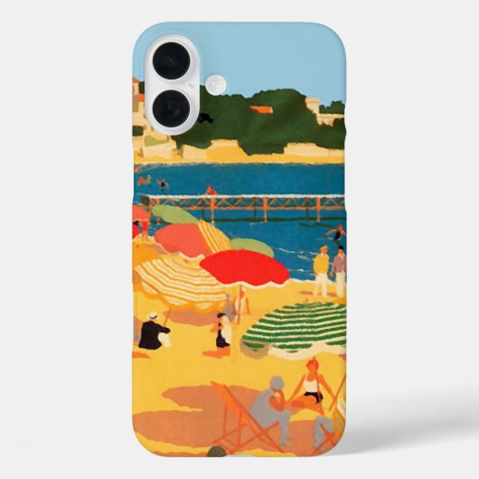  Frans Riviera Beach Case-Mate iPhone Case (Achterkant)