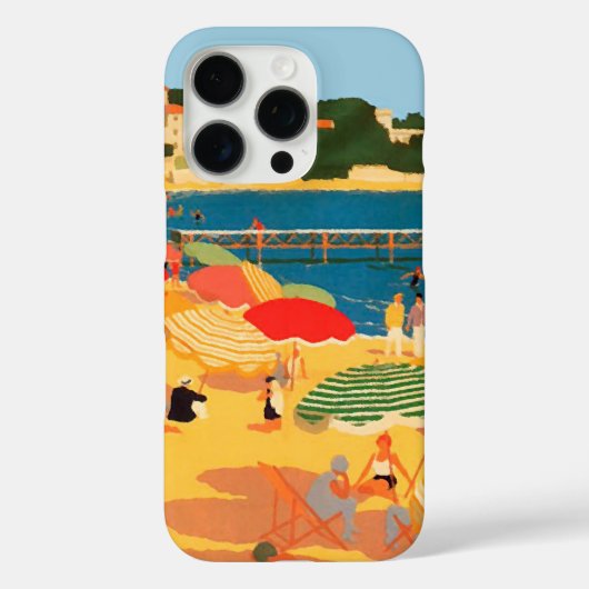 Frans Riviera Beach Case-Mate iPhone Case (Achterkant)