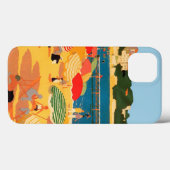 Frans Riviera Beach Case-Mate iPhone Case (Achterkant (horizontaal))