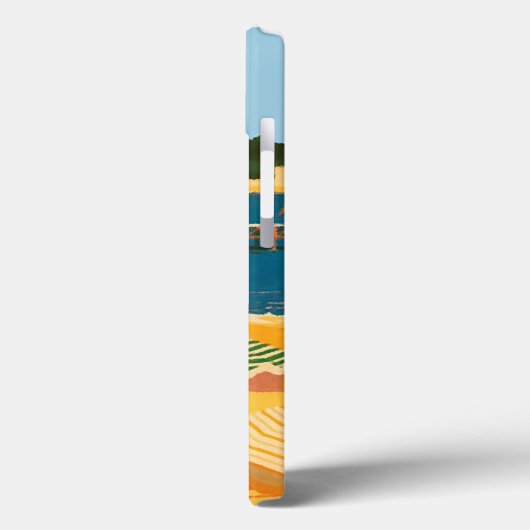  Frans Riviera Beach Case-Mate iPhone Case (Achterkant / Links)