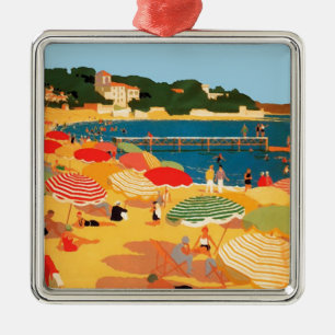  Frans Riviera Beach Metalen Ornament