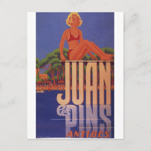 Frans Riviera Briefkaart Juan Les Pins Antibes