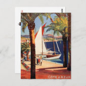  Frans Riviera, Frankrijk - Briefkaart (Voorkant / Achterkant)