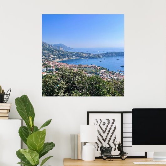 Frans Riviera Poster (Thuiskantoor)