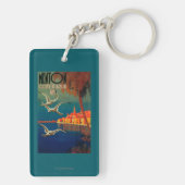 Frans Riviera Travel poster # 1 Sleutelhanger (achterkant)