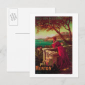 Frans Riviera Travel poster # 2 Briefkaart (Voorkant / Achterkant)