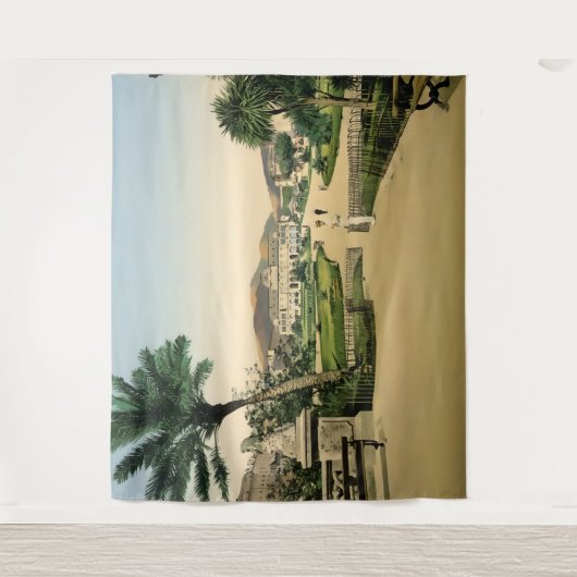 Frans Riviera Wandkleed (Voorkant)