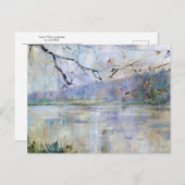 Frans rivierlandschap door Julia Beck Briefkaart (Voorkant / Achterkant)