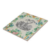 Frans Rococo François Boucher Vignet Pattern Tegeltje (Zijkant)