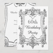 Frans Rol 60th Birthday Dubbelzijdig Kaart (Voorkant / Achterkant)