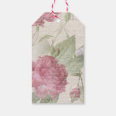 Frans  Roos, Antiek Rood Ephemera Label Cadeaulabel (Achterkant)