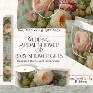  Frans Roos Bloemblauw n Geel Decoupage Grosgrain Lint