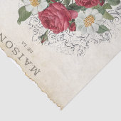 Frans Roos Bloemtuin  Lijst Decoupage Tissuepapier (Detail)