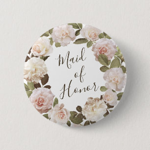 Frans Roos Maid of Honor Button