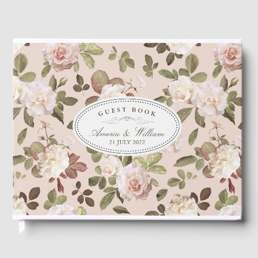 Frans Roos Wedding Guest Book Gastenboek (Voorkant)