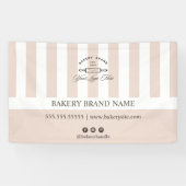  Frans Roze Bakkerij Logo Event Display Spandoek (Horizontaal)