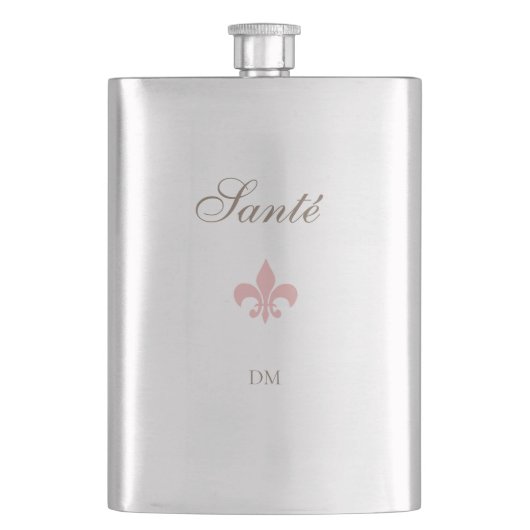 Frans Roze Fleur de Lis Santé Trouwgunst Flacon (Voorkant)