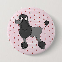 Frans Roze Poodle Pin