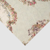  Frans Roze Rose Bloemen Garland Decoupage Tissuepapier (Detail)