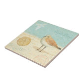 Frans Sand Piper Tegeltje (Zijkant)