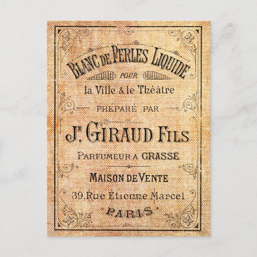  Frans schoonheidsmerk Briefkaart (Voorkant)