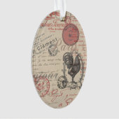  Frans Schrijven Paris Rooster typografie Ornament (voorkant)