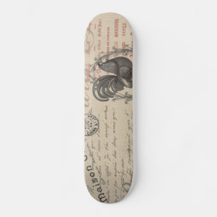 Frans Schrijven Paris Rooster typografie Skateboard
