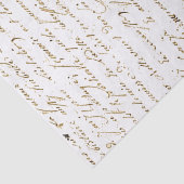 Frans schrijven tissuepapier (Detail)