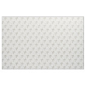 Frans Script Bird Carte Postale Stof (Yard (91,4 cm))
