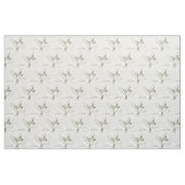 Frans Script Bird Carte Postale Stof (Fat Quarter)