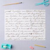Frans Script  Letter Cursief handschrift Tissuepapier (Craft)